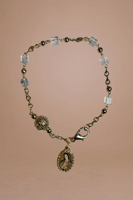 Gold-Plated Virgin of Guadalupe Bracelets